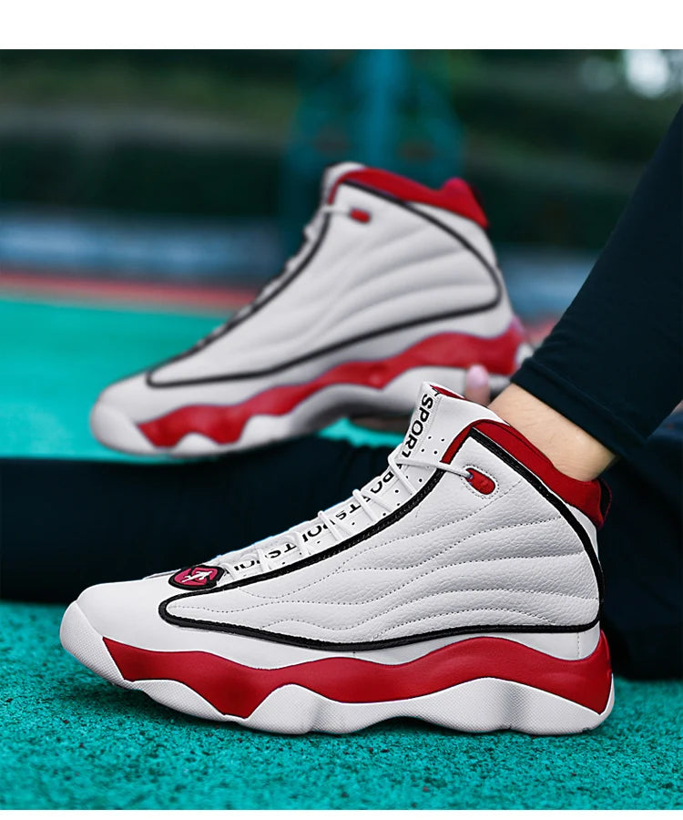 Zapatillas de baloncesto de alta calidad para hombre, zapatillas de baloncesto para hombre, zapatillas de deporte antideslizantes de alta calidad para exteriores