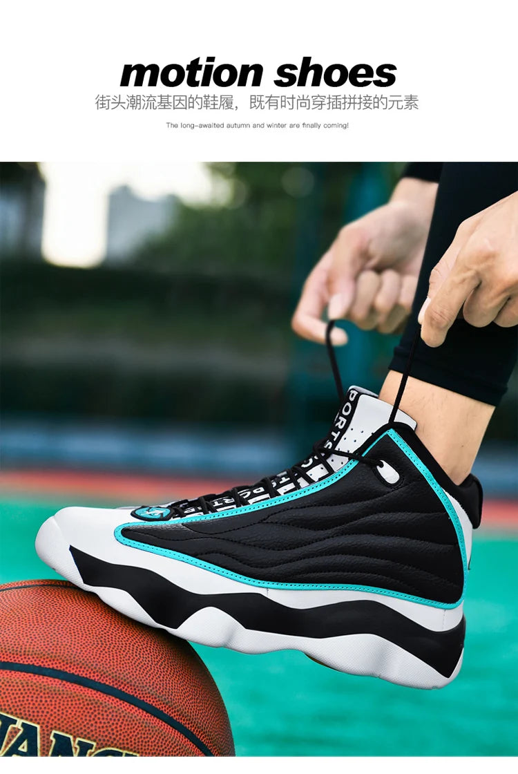 Zapatillas de baloncesto de alta calidad para hombre, zapatillas de baloncesto para hombre, zapatillas de deporte antideslizantes de alta calidad para exteriores
