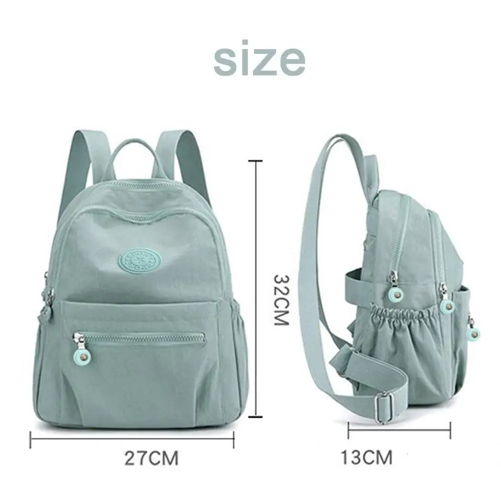 Bolso de hombro informal de gran capacidad para estudiantes, Mini mochila ligera impermeable, resistente al desgaste, mochila pequeña de viaje