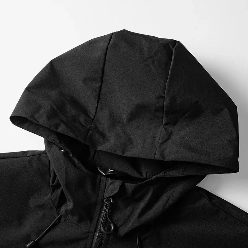 CHRLCK Chaquetas de senderismo impermeables hombres mujeres nuevo cortavientos a prueba de viento Camping escalada Trekking chaqueta al aire libre Unisex