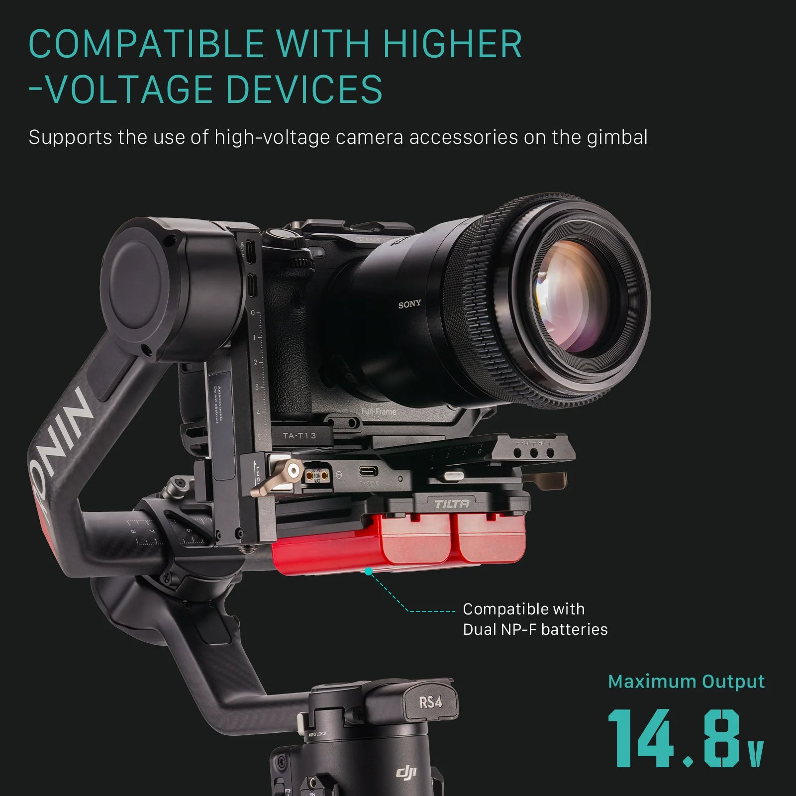 Placa de Conexión de Alimentación TILTA para DJI RS4/RS5, Accesorios TGA-PPK3