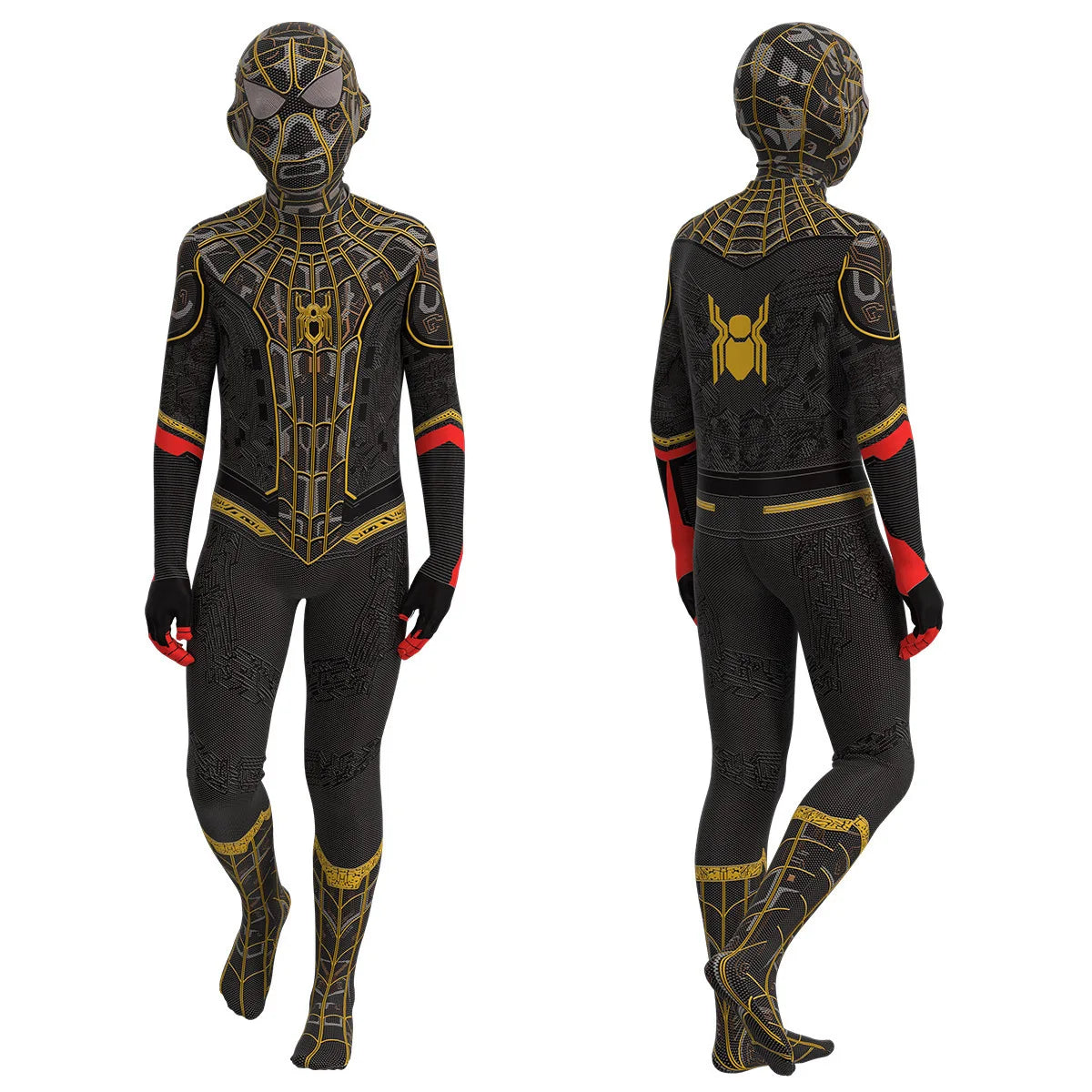 Disfraz de superhéroe de araña para niños, mono de LICRA, disfraces de Halloween, mono, conjunto de fiesta de separación para niños, mono de Halloween