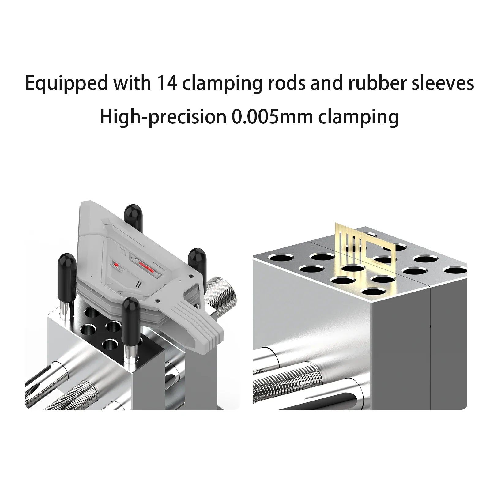 MAZHA T0010 Mini tornillo de banco de mesa portátil 2 en 1, abrazadera ajustable compacta para modelar Hobby, accesorios de herramientas de precisión DIY