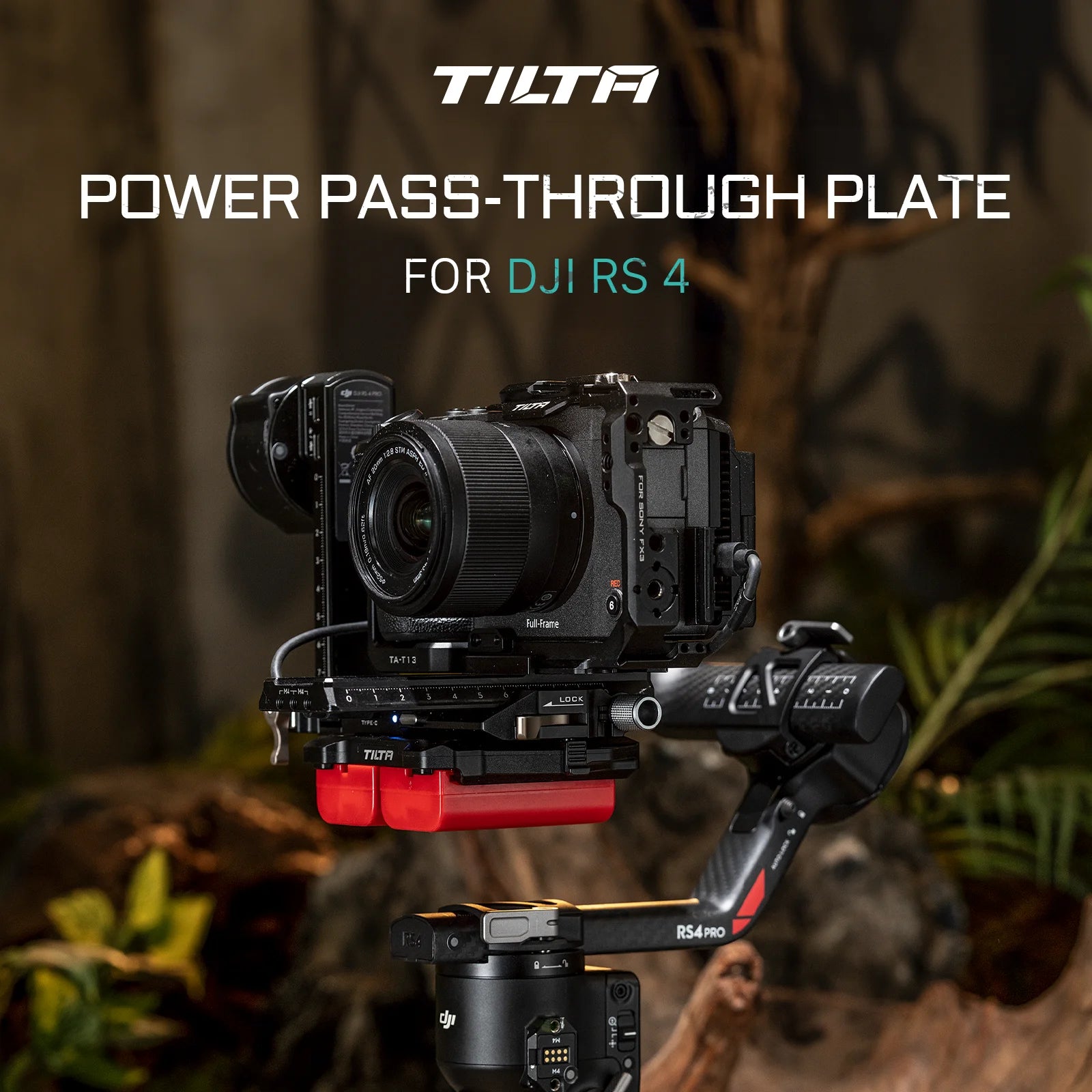 Placa de Conexión de Alimentación TILTA para DJI RS4/RS5, Accesorios TGA-PPK3