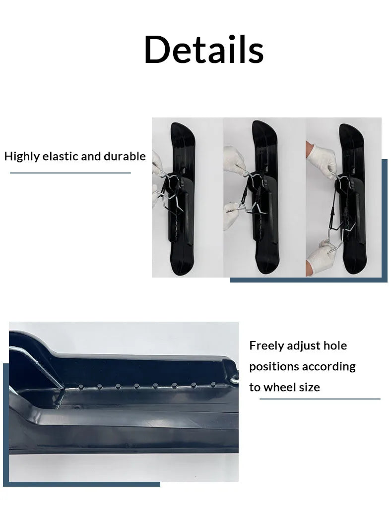 Juego de esquís para nieve, entrenamiento, ciclismo, esquí, trineo, patinete equilibrado portátil para niños, resortes de esquí, carritos de Golf, cochecitos