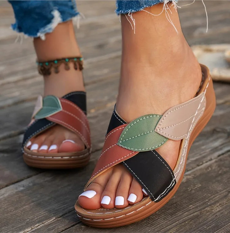 Zapatos de Mujer, Sandalias de Verano, Sandalias de Moda con Plataforma, Zapatos para Caminar, Sandalias Suaves para Mujer, Calzado Retro, Zapatos de Mujer