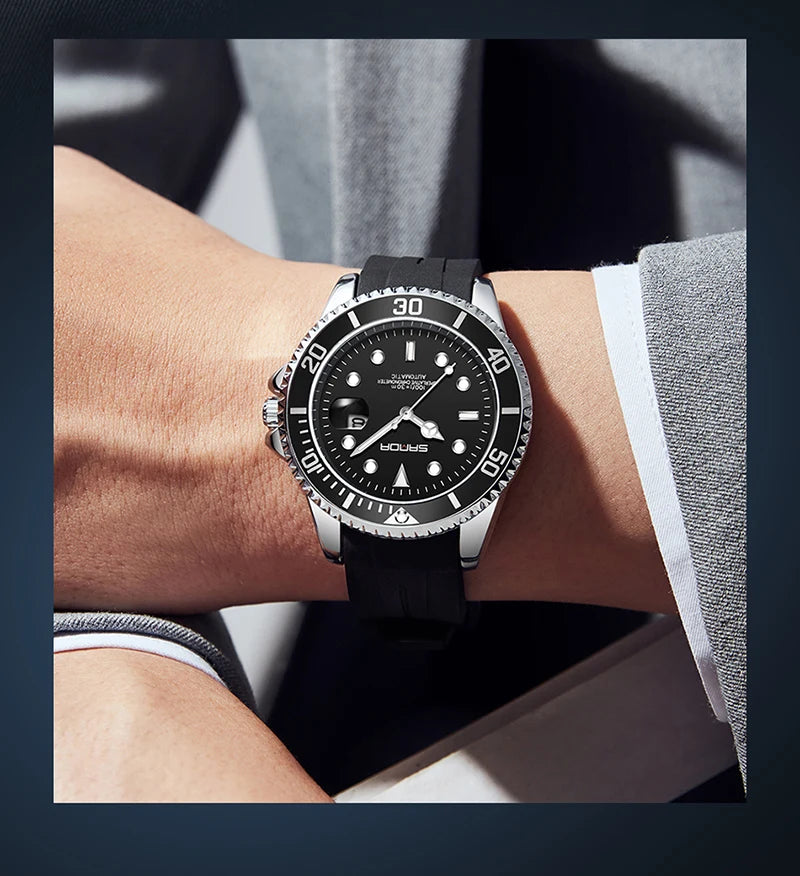 Relojes automáticos de marca de lujo para hombre, reloj mecánico resistente al agua con diseño cuadrado, relojes deportivos elegantes para mujer, reloj Masculino 2026