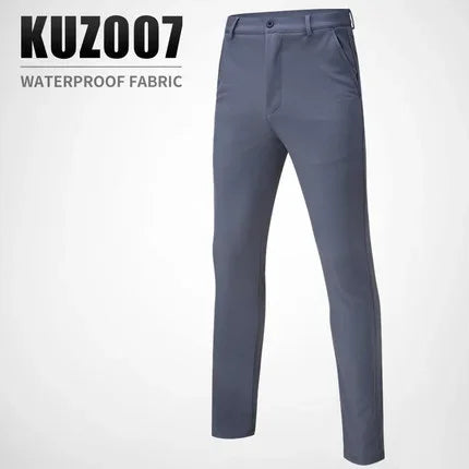 Pgm pantalones de Golf para hombre, pantalones cálidos gruesos impermeables de invierno, además de ropa de Golf de tenis de terciopelo, pantalones cálidos de pelota de Golf para hombre, a prueba de lluvia y nieve