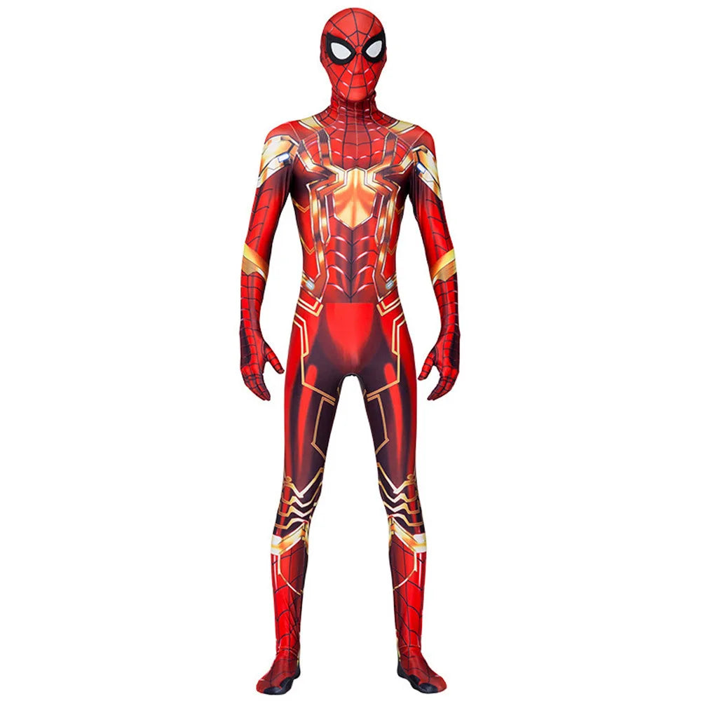 Disfraz de superhéroe de araña para niños, mono de LICRA, disfraces de Halloween, mono, conjunto de fiesta de separación para niños, mono de Halloween