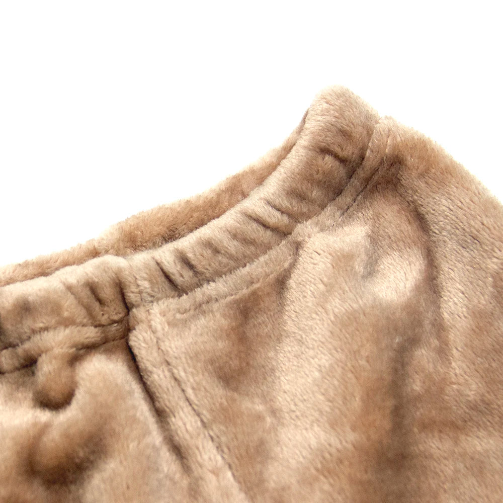 Ropa de invierno para niños, conjunto de pijamas de conejo de dibujos animados de otoño para niñas y niños, conjuntos de 2 uds de forro polar de franela gruesa, ropa de dormir cálida para niños