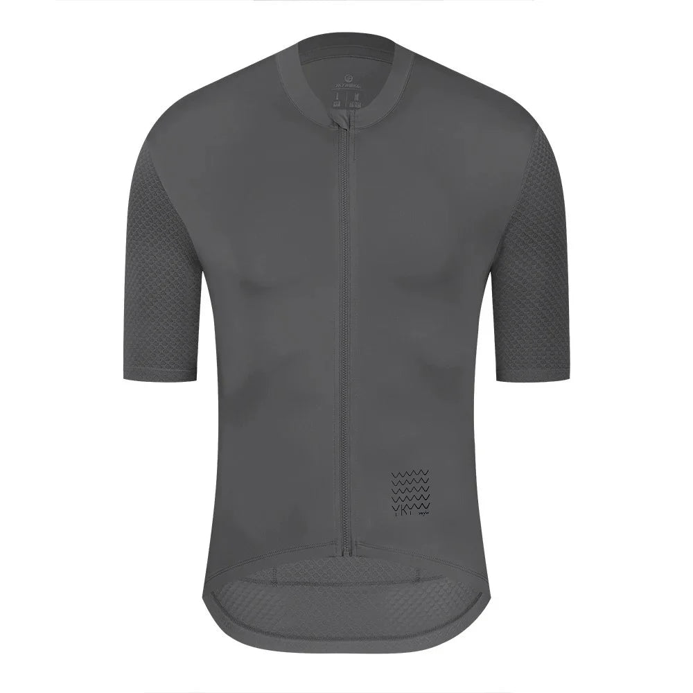 YKYWBIKE-Camiseta de ciclismo para hombre, Maillot de verano para bicicleta de montaña, camiseta para descenso, equipo profesional de alta calidad, ropa de bicicleta de manga corta