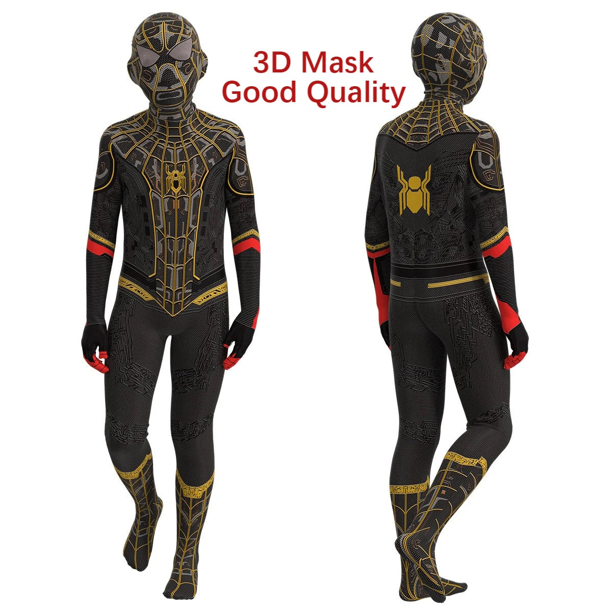 Disfraz de superhéroe de araña para niños, mono de LICRA, disfraces de Halloween, mono, conjunto de fiesta de separación para niños, mono de Halloween