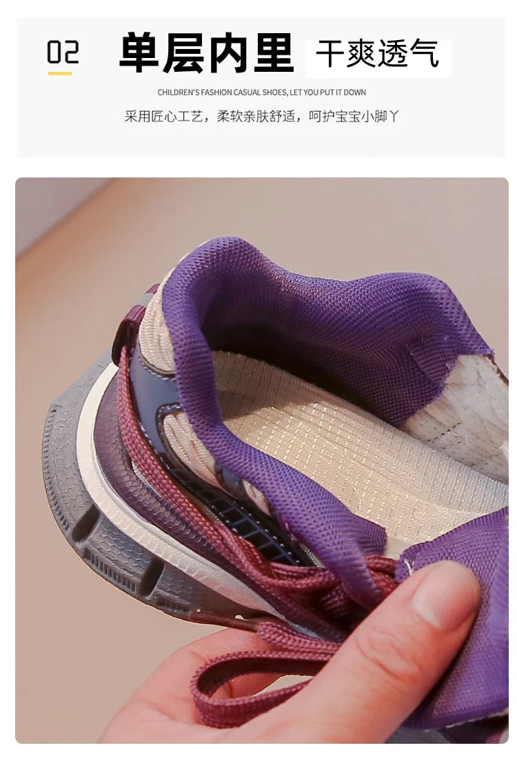 Zapatillas Deportivas para Niños, Modelo Chunky 2026, Nuevas Zapatillas de Baloncesto para Niñas, Modernas y Versátiles, Zapatillas Deportivas Casuales para Niños para la Escuela, Transpirables