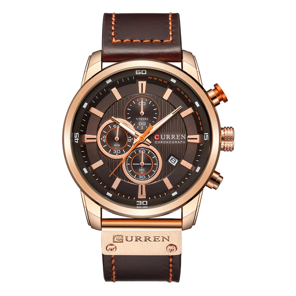 Relojes CURREN de cuarzo con fecha a la moda para hombre, relojes de marca superior de lujo para hombre, cronógrafo deportivo, reloj de pulsera para hombre, reloj Hodinky Masculino