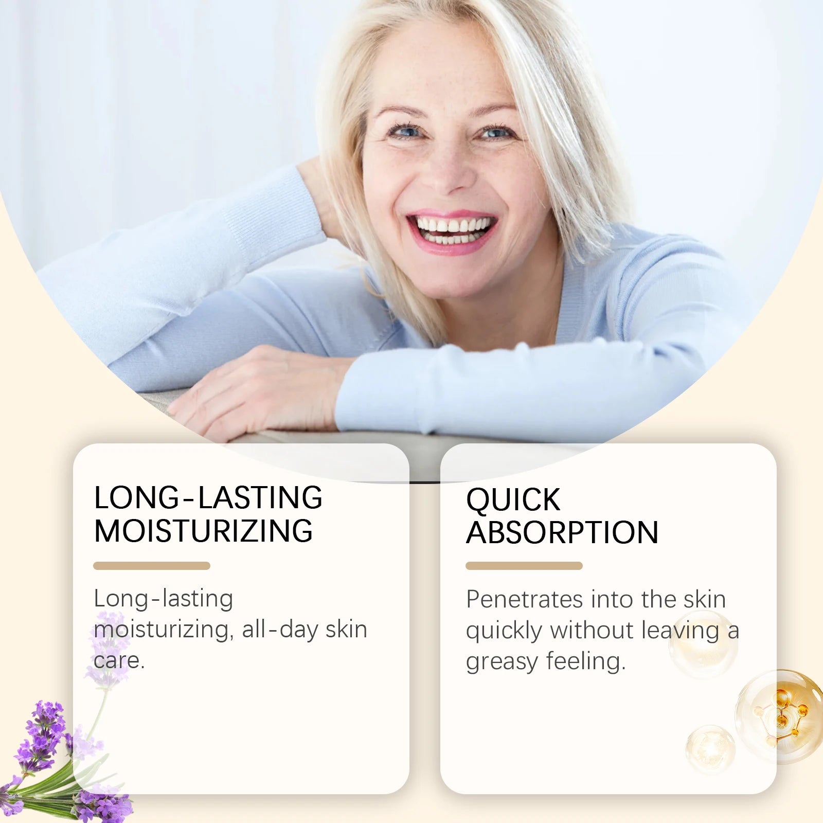 Crema corporal de magnesio con loción de mantequilla de lavanda, relaja los músculos, hidratante, alivia la sequedad, suaviza el producto para el cuidado de la piel