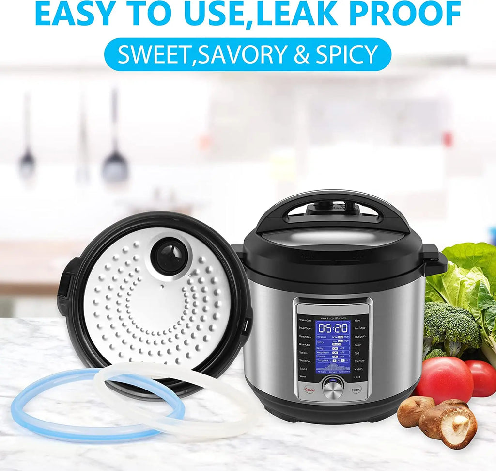 1 pieza de anillo de sellado de silicona de calidad alimentaria para olla instantánea: anillo de sellado de goma alternativo para ollas de 3, 5, 6, y 8 cuartos