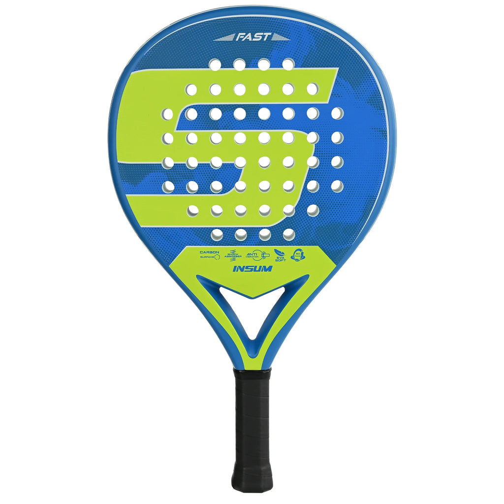 Raquetas de tenis Padel con núcleo de espuma flexible con memoria EVA y superficie de microtextura mate 3D para equipos deportivos de rendimiento mejorado