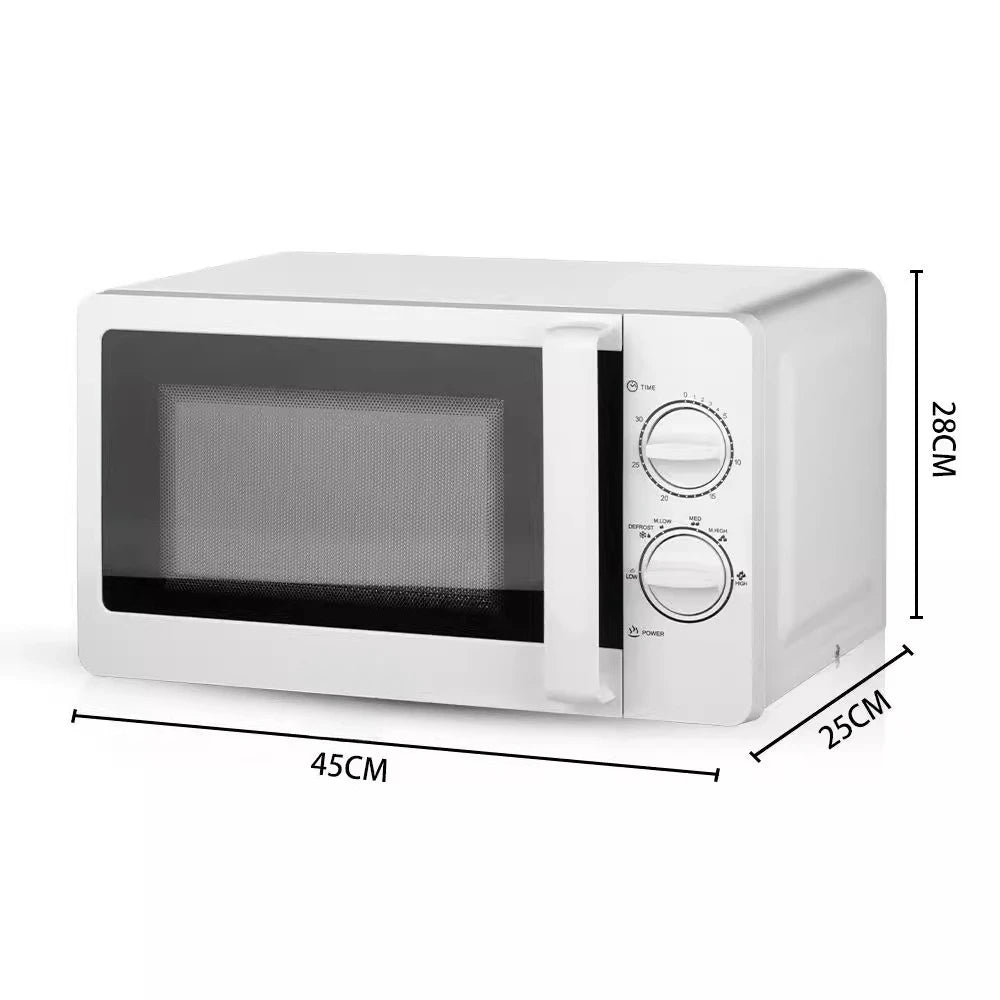 Horno de microondas, microhorno giratorio de luz rápida para oficina en casa, puede agregar calor visual R.8008