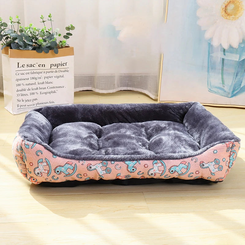Cama para perros, esteras para sofá, productos para mascotas de invierno, accesorios para perros, cesta, suministros para casa grande, mediana y pequeña, cama para gatos