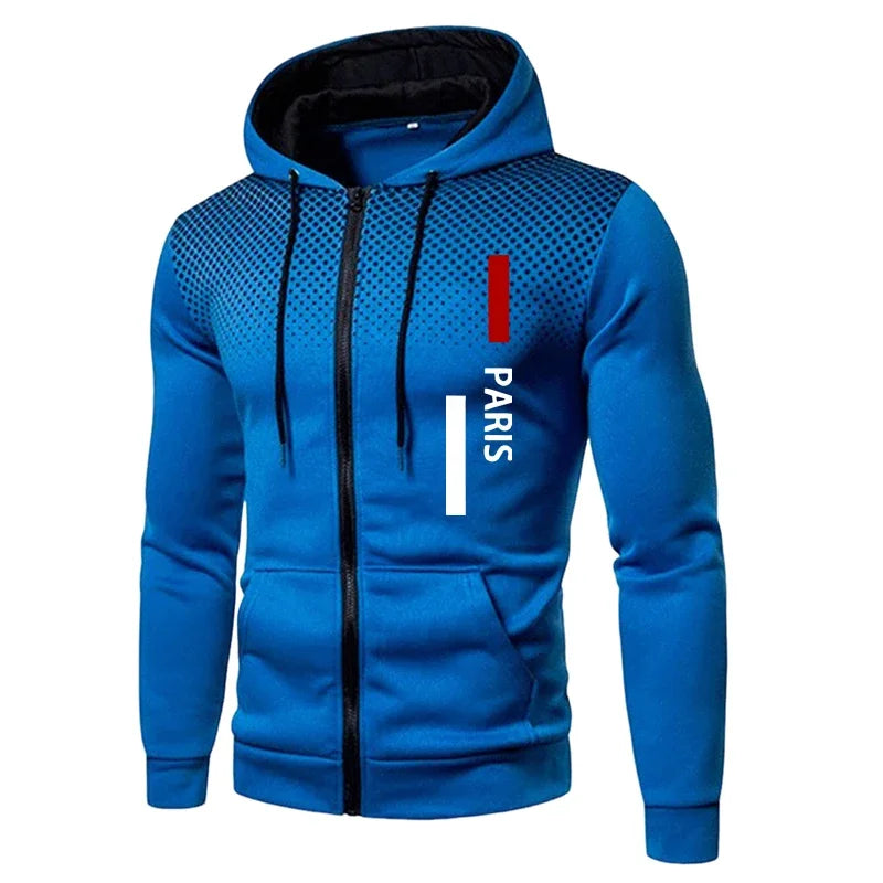 Ropa deportiva para hombre, sudadera con capucha y pantalones de chándal, sudadera deportiva informal urbana con cremallera, traje para correr, trajes de entrenamiento de otoño/invierno
