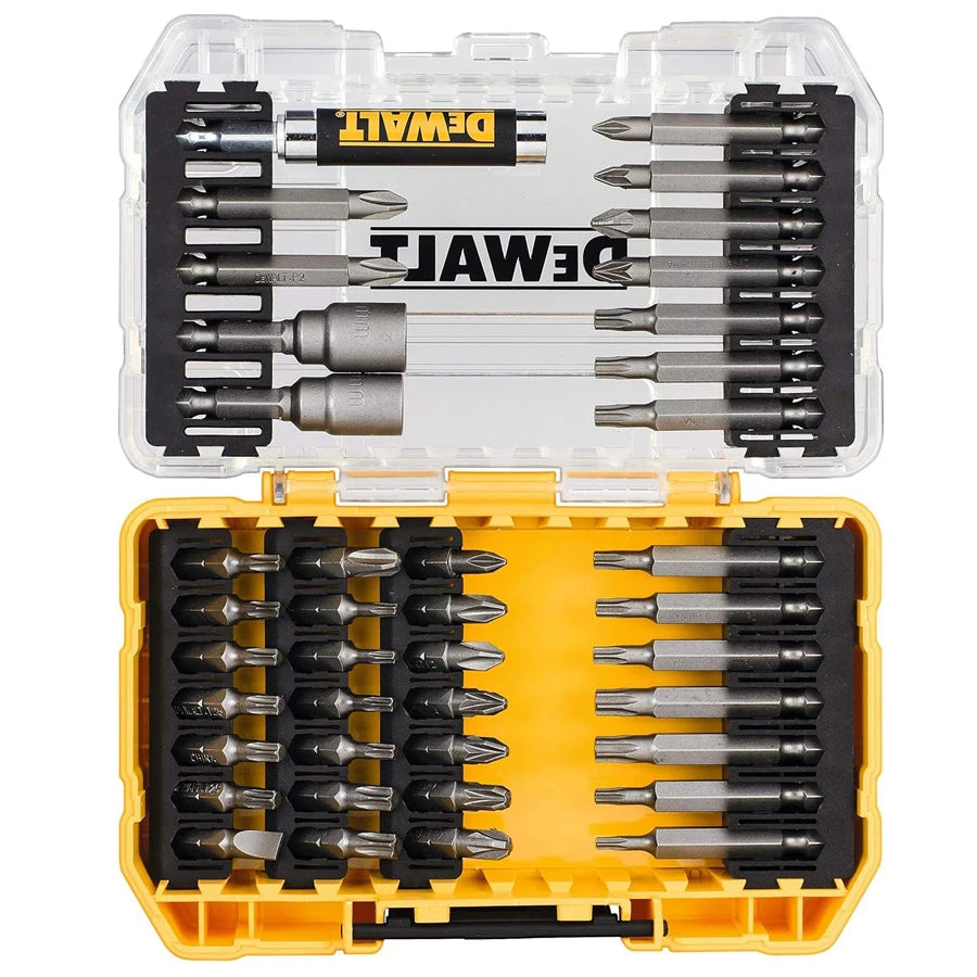 Dewalt-Juego de puntas de destornillador de impacto, 40 piezas, con estuche resistente, compatible con TStak Caddy, juego de brocas, accesorios DT70705