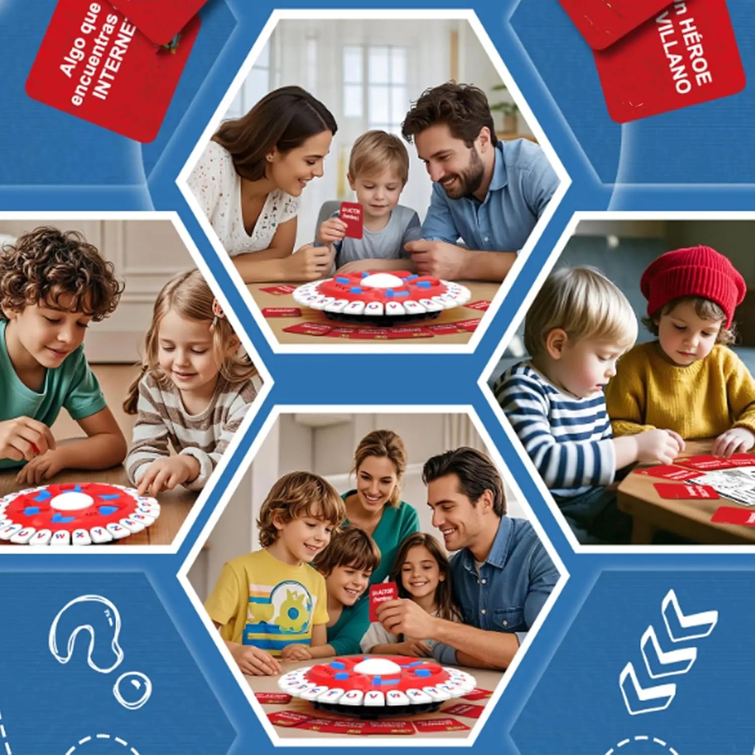 Juego Basta español, juguetes De cartas De reunión familiar De ritmo rápido para adultos y niños, aprendizaje De letras, Lengua española, Juegos De Mesas