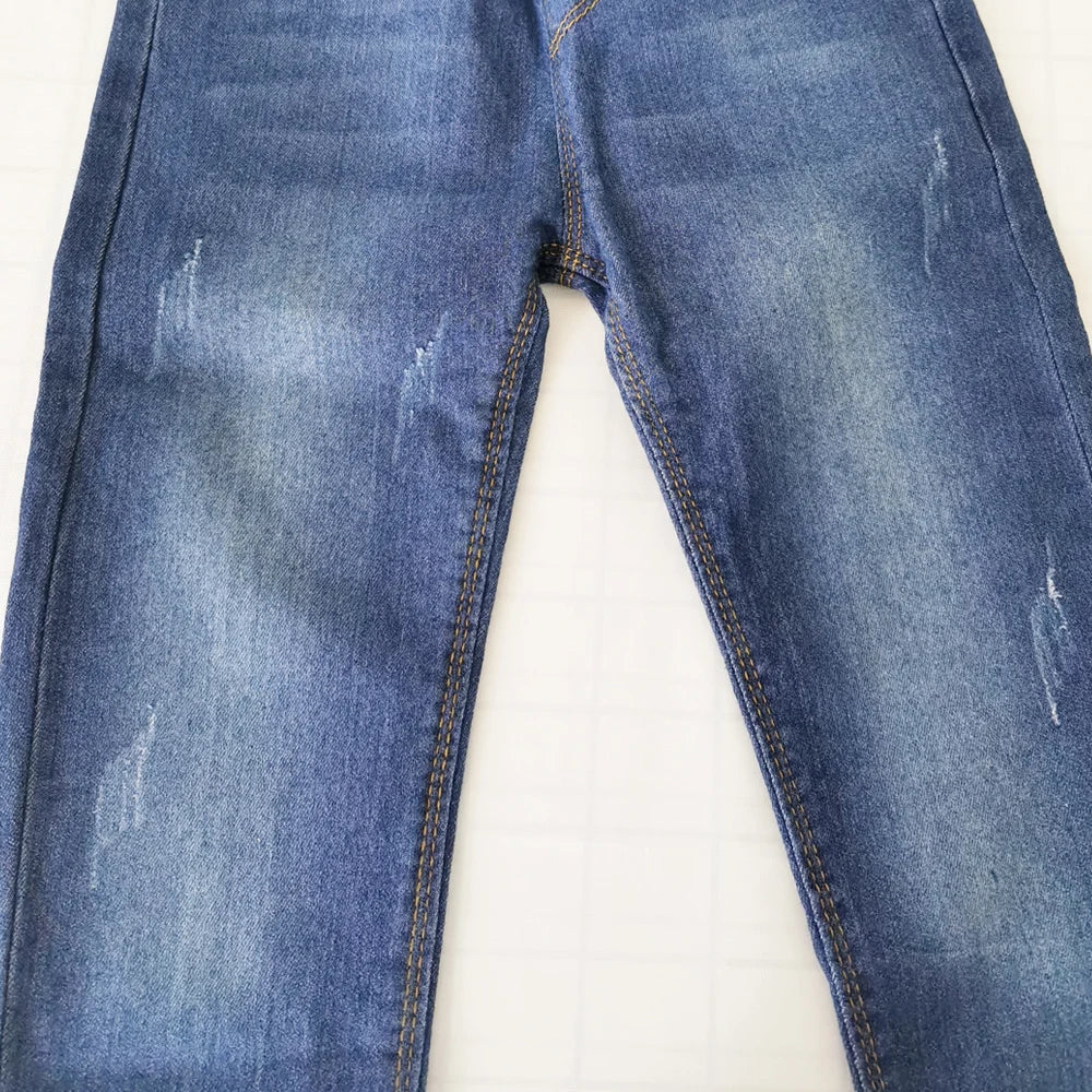 IENENS, pantalones vaqueros a la moda, pantalones largos de mezclilla para niño, pantalones vaqueros ajustados para niños, pantalones vaqueros rectos para niños pequeños de 5 a 13 años, primavera y otoño