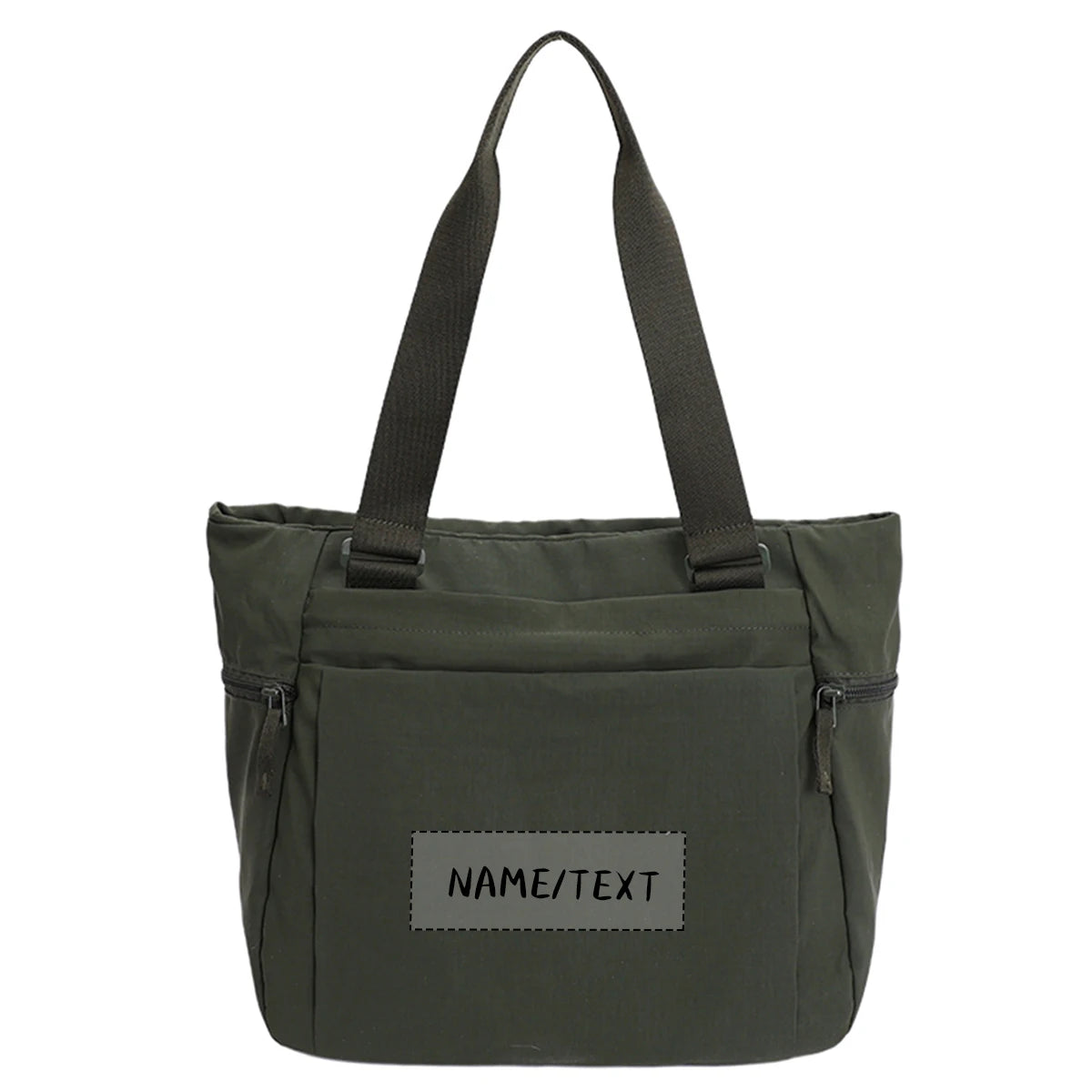 Bolso bandolera de un solo hombro con logotipo personalizado de alta gama para desplazamientos, viajes, estilo perezoso, sensación relajada, bricolaje para estudiantes universitarios