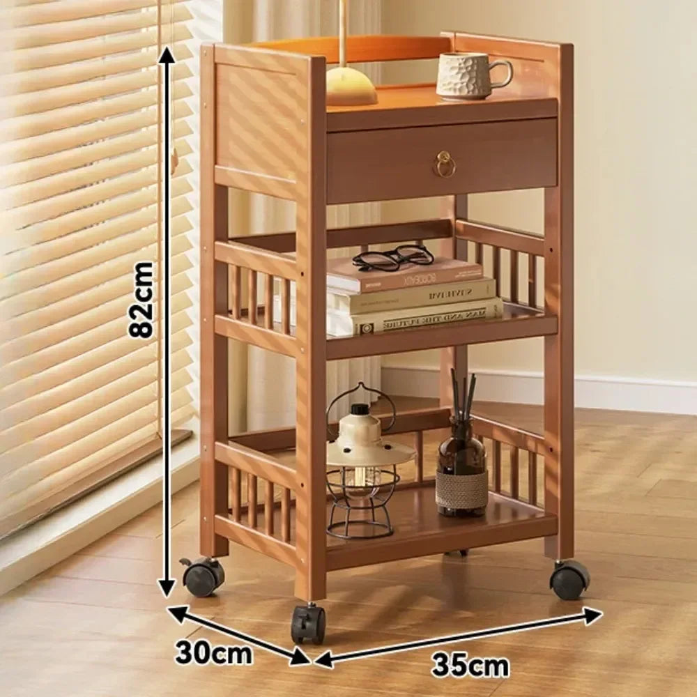 Estante de almacenamiento de pie, estante de almacenamiento móvil, carrito de mano portátil, organizador de aperitivos, gabinete, estante para olla caliente, estantes para verduras de cocina