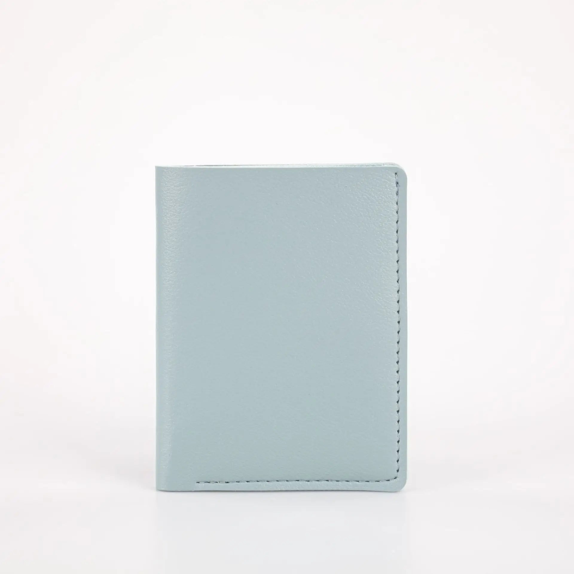 Cartera pequeña de cuero para hombre, monedero corto y sencillo para mujer, monedero ultrafino a la moda para tarjetas de crédito