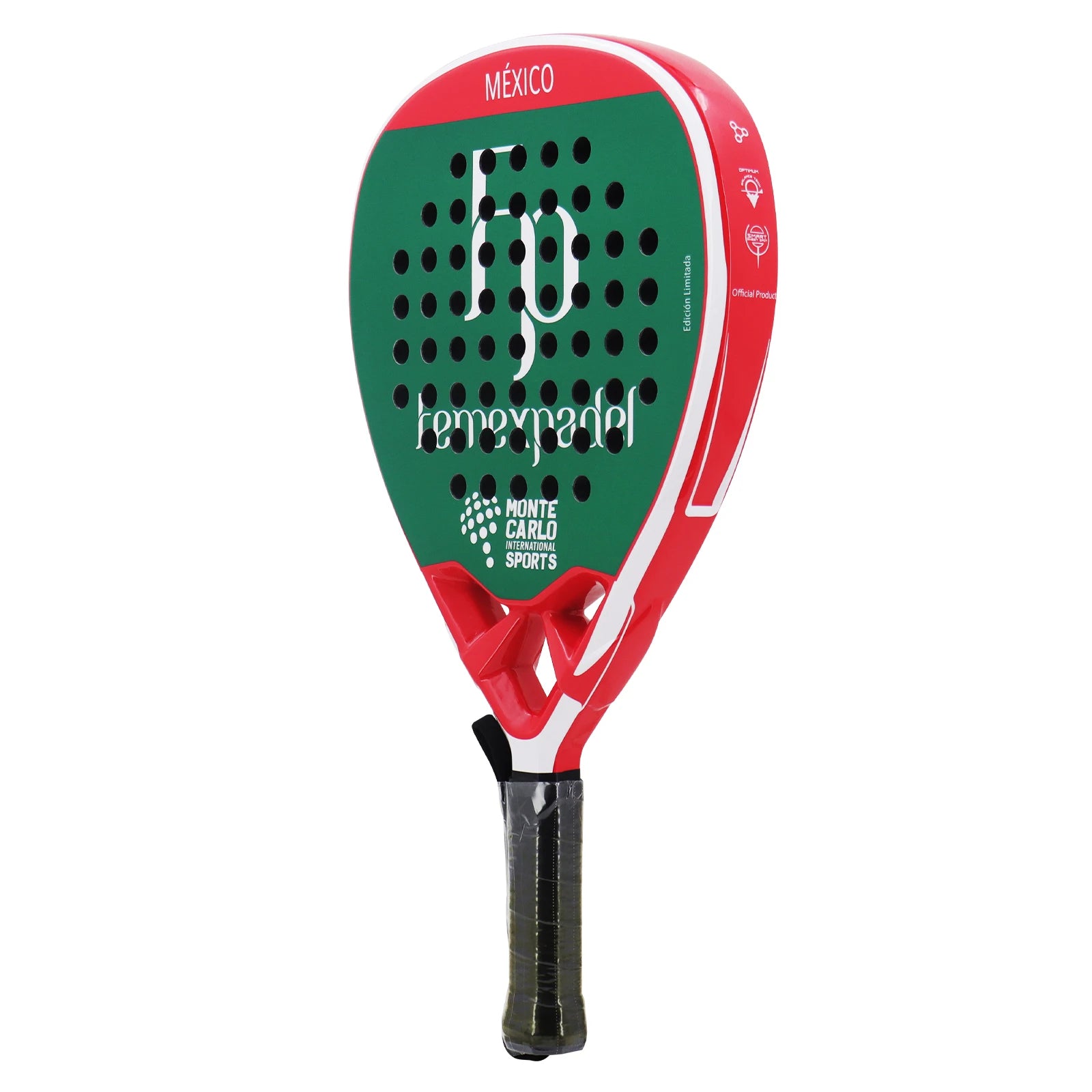 Raqueta de Padel P90, superficie de fibra de carbono 3K con memoria EVA, núcleo de espuma flexible, raquetas de tenis ligeras