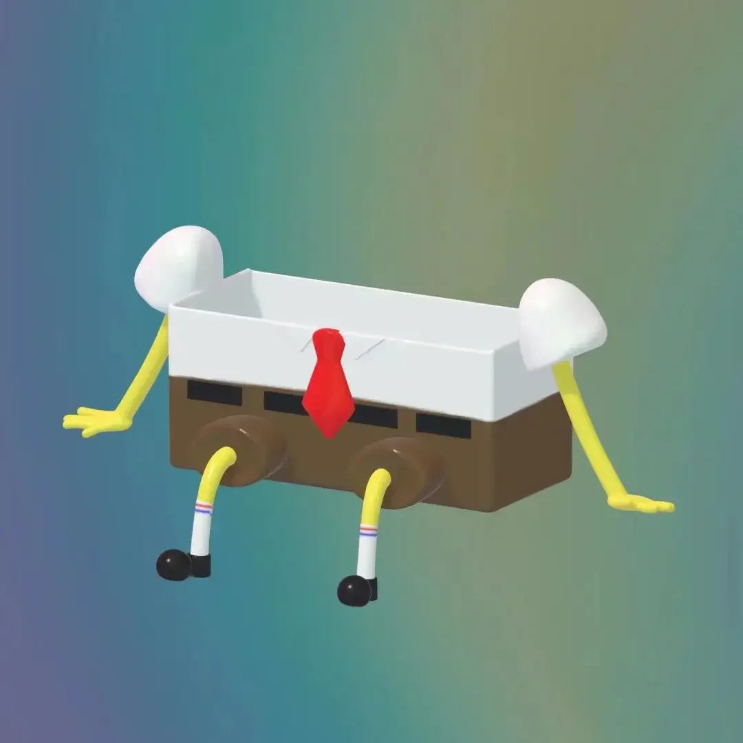 Cepillo para lavar platos de Bob Esponja, suministros de cocina para el hogar, escurridor, limpieza de platos, cepillos, estropajo reutilizable