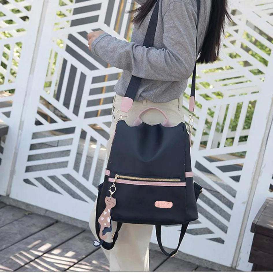 Mochila mujer mochila viaje antirrobo tela oxford ligera y moderna y versátil