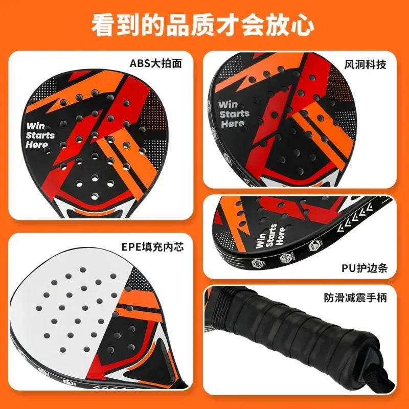 2026 ABS pala padel raqueta de tenis de playa raqueta pickleball padel accesorios al aire libre deportes pickleball paddle beach