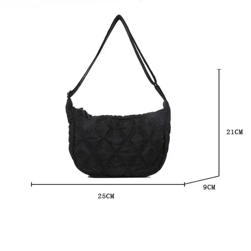 Bolsos cruzados bordados para mujer, bolsos de gran capacidad, bandolera de hombro, bolso de compras Hobos de moda Popular para mujer