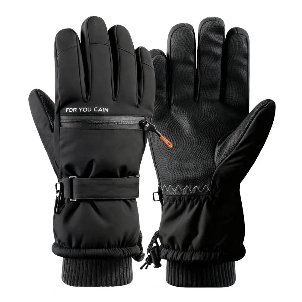 Guantes de esquí antideslizantes Guantes de esquí resistentes al desgaste Guantes de esquí de invierno para hombres y mujeres Pantalla táctil impermeable a prueba de viento para clima