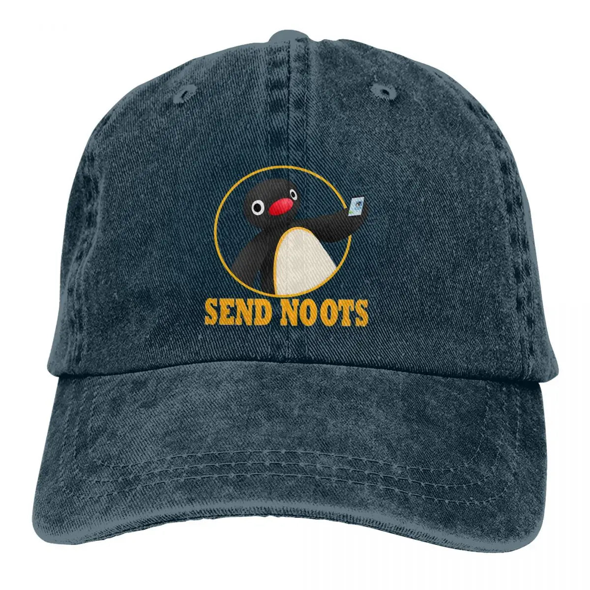 Gorra de verano con visera, sombrero de vaquero con visera, Hip Hop, Pingu Pinga Penguin TV