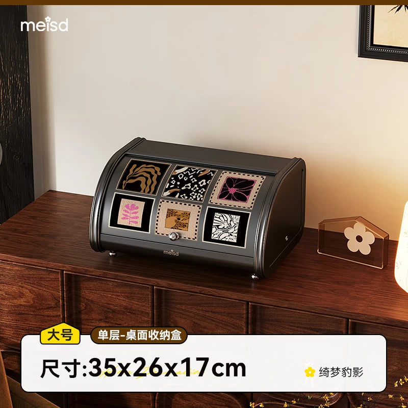 Caja organizadora de escritorio, almacenamiento de cosméticos, cajón de entrada, joyería, lápiz labial, organizador de aperitivos, solución de almacenamiento para el hogar y la cocina