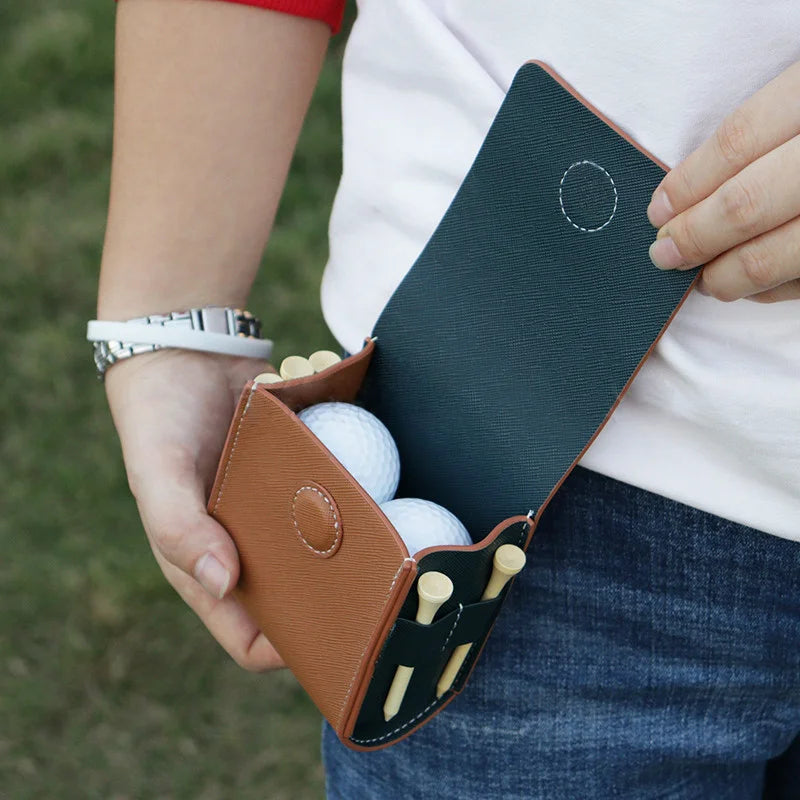 Funda para pelota de golf, riñonera de golf portátil, accesorios para carrito de golf, regalos de golf para hombres y mujeres