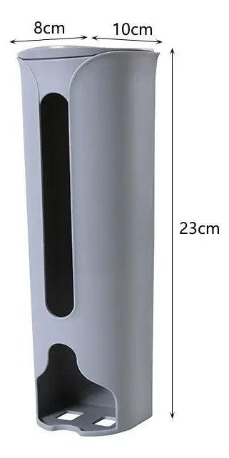 Organizador montado en la pared, armario extraíble autoadhesivo, contenedores para ahorrar espacio, dispensador de bolsas de plástico para basura, caja de almacenamiento de oficina