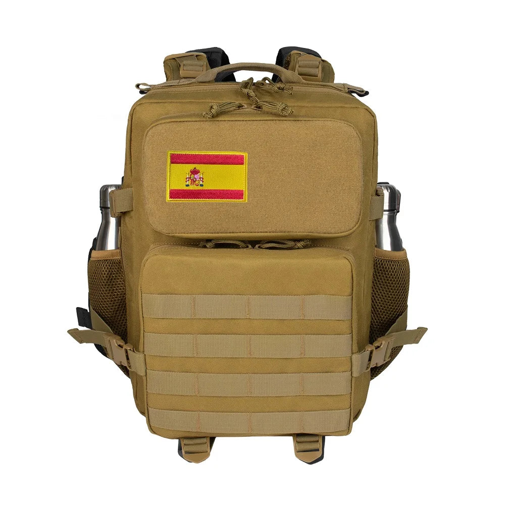 Bolsa de camuflaje de 25L para hombre, mochila táctica Molle Bug Out, impermeable, para acampar, cazar, pesca, senderismo y senderismo
