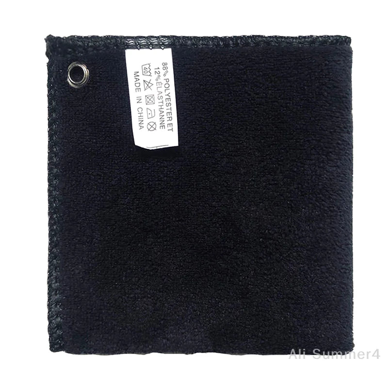 Toalla de Golf, paño de limpieza de Golf húmedo y seco, perfecto para golfistas, paños de limpieza con gancho retráctil, fácil de llevar