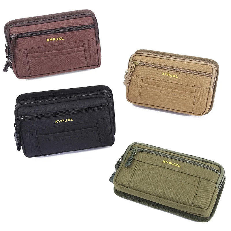 Riñonera para hombre, bolsa para exteriores, impermeable, táctica, militar, deporte, cinturón de caza, Molle, bolsas de nailon para teléfono móvil, herramientas de viaje