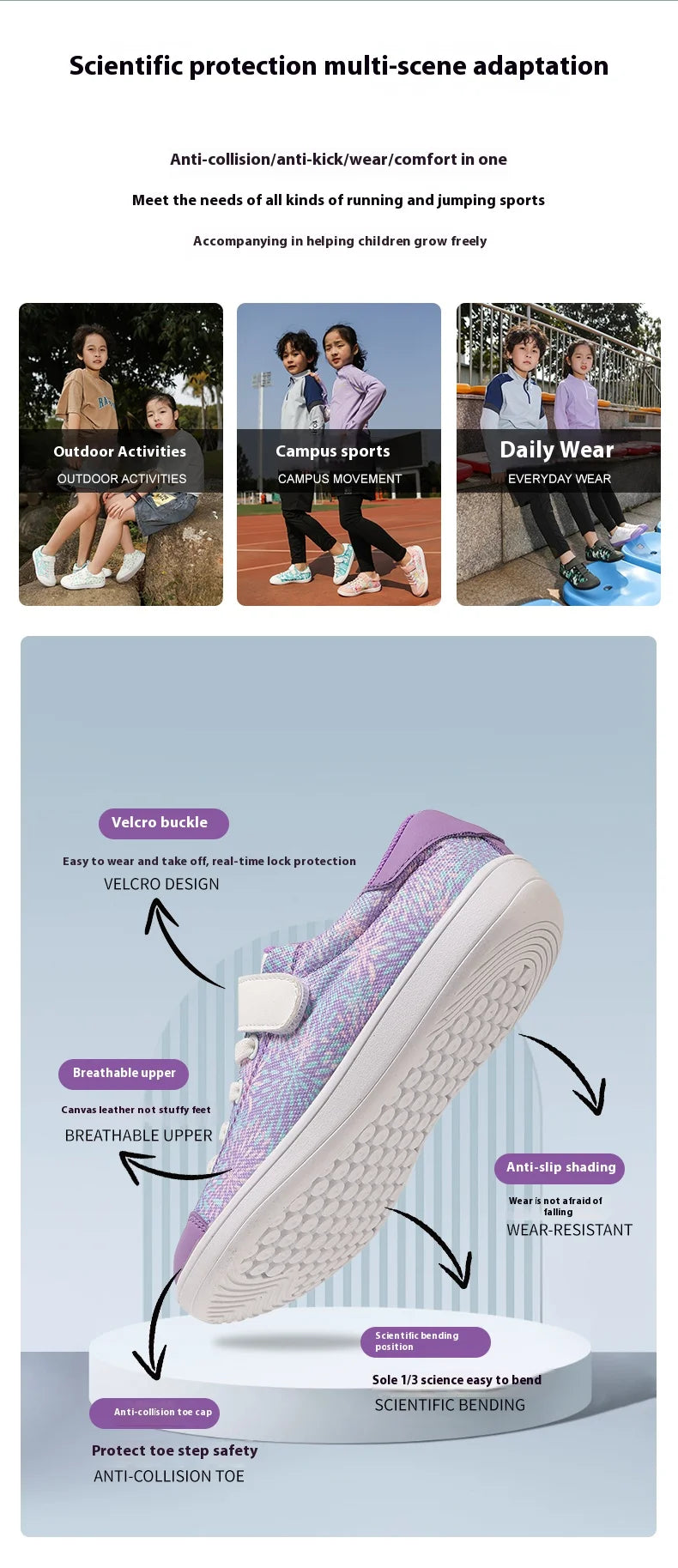 Nuevos zapatos anchos descalzos para niños |   Zapatillas minimalistas para niños/niñas |   Suela saludable de caída cero |   Natural para crecer