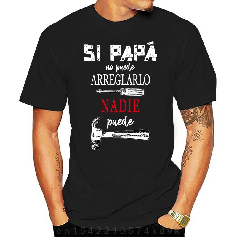 Camiseta de regalo del Día del Padre, camiseta si papá no puedo, Playeras Para Papa Regalos Para el Dia Del Padre Si Papá no Puede, camisetas