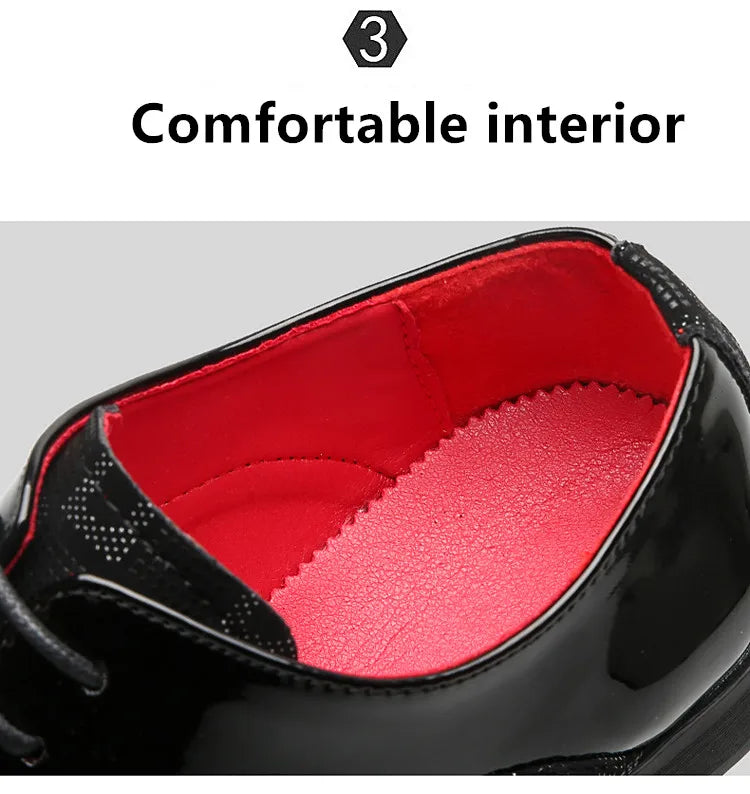 Zapatos de cuero informales rojos elegantes para hombre, zapatos de vestir con cordones y punta estrecha, zapatos formales cómodos, zapatos de vestir para hombre