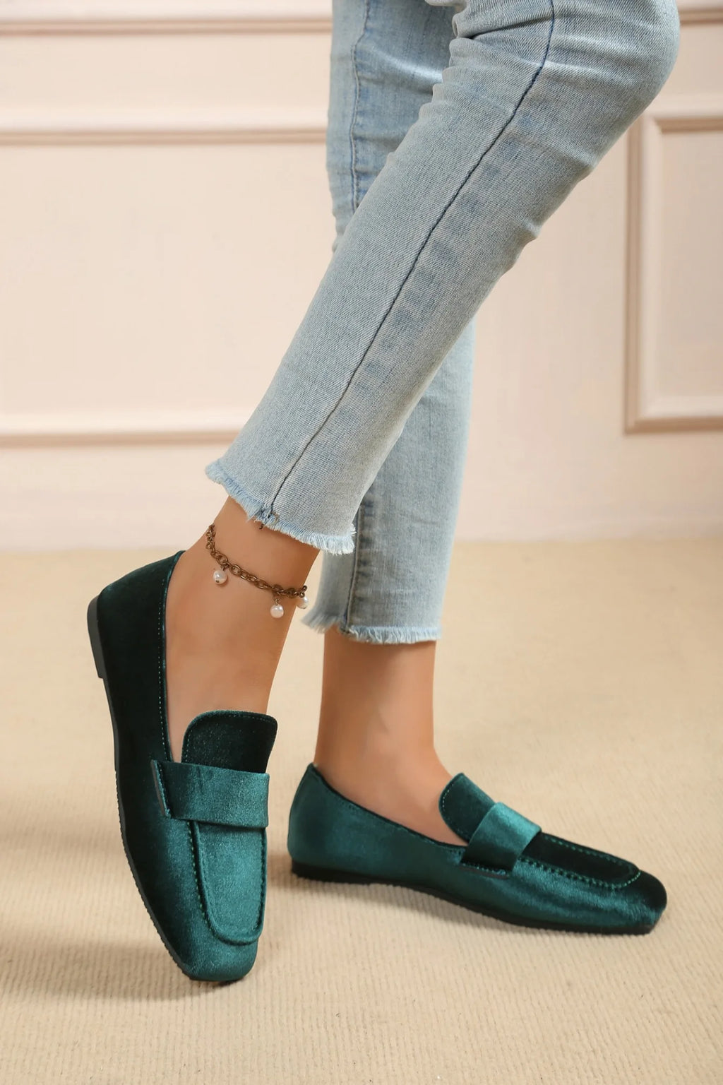 Zapatos planos informales para Mujer, mocasines cómodos a la moda De otoño, zapatillas De plataforma antideslizantes De talla grande, Zapatos De Mujer