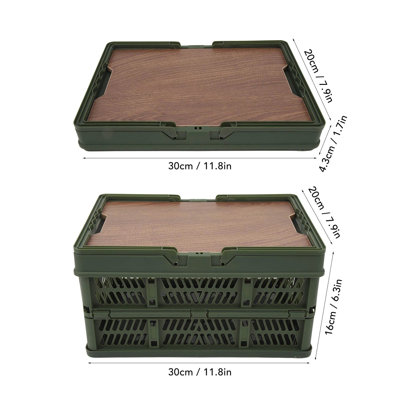 Cesta de Picnic plegable para acampar con tablero móvil, caja de almacenamiento de mano multifunción de gran capacidad, organización del hogar