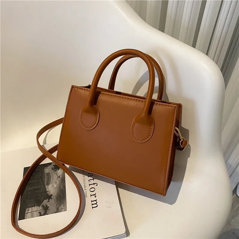 Elegante bolso negro con asas dobles, bolso cruzado elegante, bolso pequeño retro y elegante para mujeres y niñas, uso diario, trabajo, fiesta