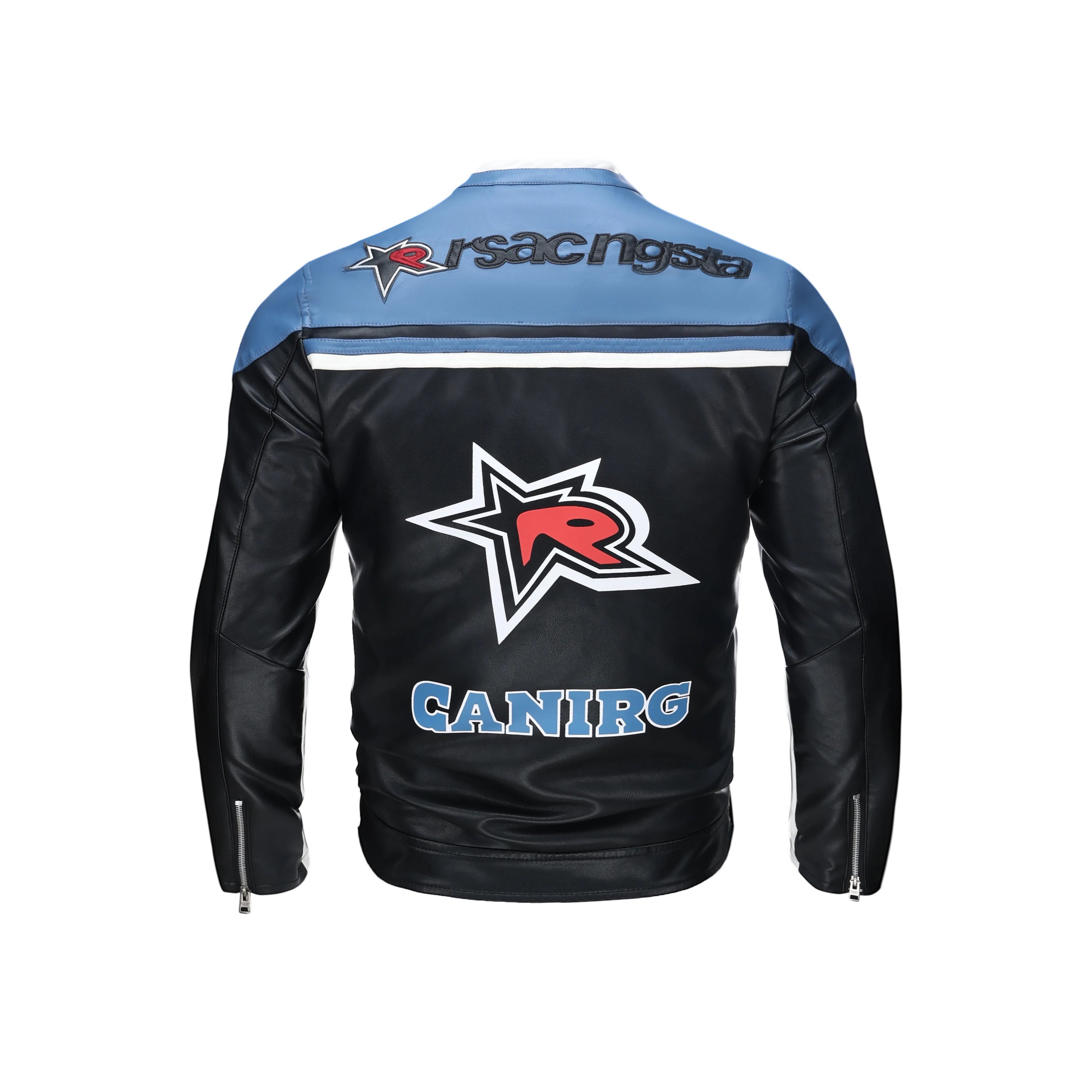 Chaquetas de cuero para hombre, chaqueta informal de PU para motocicleta, abrigos de cuero para motorista, ropa de marca, talla europea, otoño